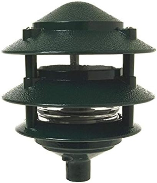 3-Tier Incandescent Garden Light 1/2 In. Npt And 18 In. Leads