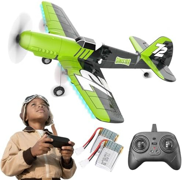 Bezgar Hq089 Rc Plane Drones For Kids 6-Axis Gyro Remote Control Airplane Rc Helicopter Easy Control For Beginners Toys With Colorful Led Navigation Lights(Green) Bezgar Hq089 Rc Plane Drones For Kids 6-Axis Gyro Remote Control Airplane Rc Helicopter Easy Control For Beginners Toys With Colorful Led Navigation Lights(Green)