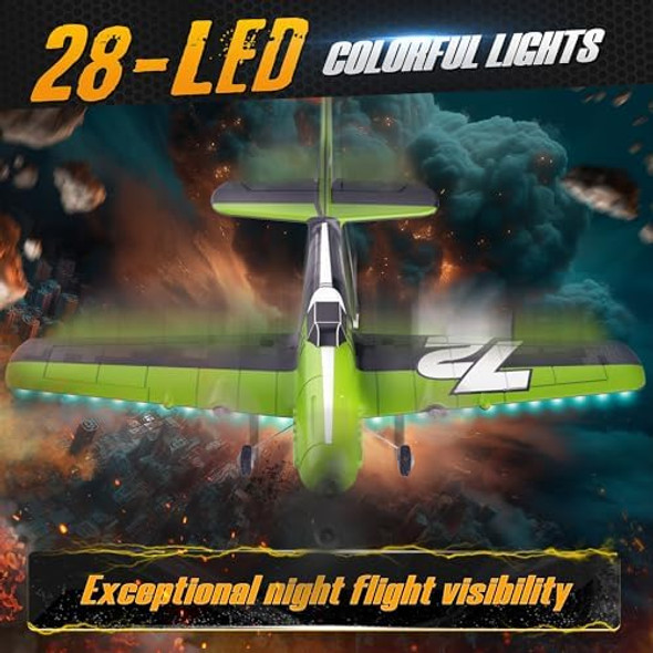 Bezgar Hq089 Rc Plane Drones For Kids 6-Axis Gyro Remote Control Airplane Rc Helicopter Easy Control For Beginners Toys With Colorful Led Navigation Lights(Green) Bezgar Hq089 Rc Plane Drones For Kids 6-Axis Gyro Remote Control Airplane Rc Helicopter Easy Control For Beginners Toys With Colorful Led Navigation Lights(Green)