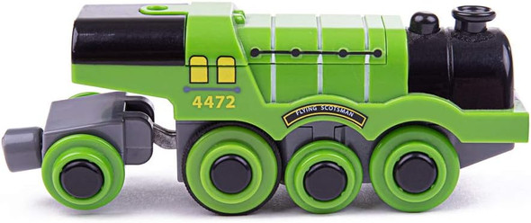 Bigjigs Rail Flying Scotsman Battery Train - Compatible With Most Major Wooden Railway Set Brands Motorised Train For Wooden Track Bigjigs Rail Flying Scotsman Battery Train - Compatible With Most Major Wooden Railway Set Brands Motorised Train For Wooden Track