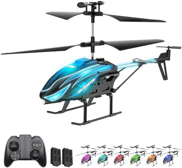 Botzilla Rc Helicopter Remote Control Helicopter For Kids & Adults 7+1 Led Light Modes Altitude Hold One-Key Start/Land And Auto Hover Remote Control Toy For Ages 8+ Boys Girls
