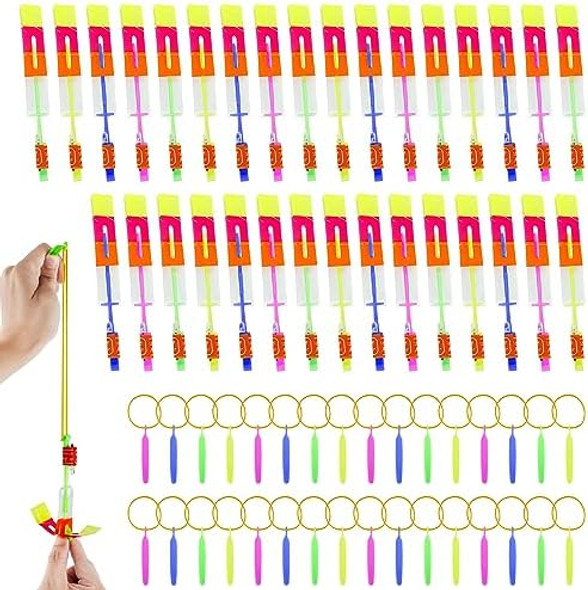 Boxob 24 Set Led Arrow Helicopter Flying Toy Flying Light Up Night Toys Spin Copter Led Flying Toy Flying Light Up Toy For Outdoor Game Party Favors Boxob 24 Set Led Arrow Helicopter Flying Toy Flying Light Up Night Toys Spin Copter Led Flying Toy Flying Light Up Toy For Outdoor Game Party Favors