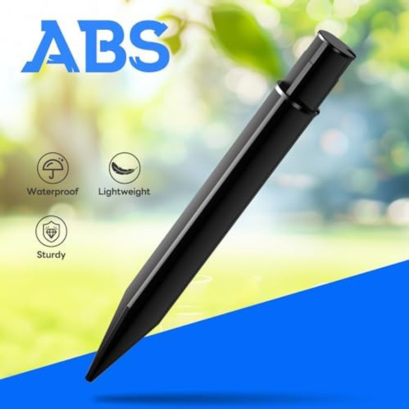 8 Pack Reinforced Ground Stakes 0.83" X 8.27" Solar Lights Spikes Abs Plastic Replacement Nails For Solar Pathway Lights Spot Lights Torch Lights Garden Lights 8 Pack Reinforced Ground Stakes 0.83" X 8.27" Solar Lights Spikes Abs Plastic Replacement Nails For Solar Pathway Lights Spot Lights Torch Lights Garden Lights