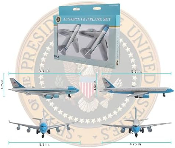 Air Force One 2 Plane Set Air Force One And Air Force Two Blue And White