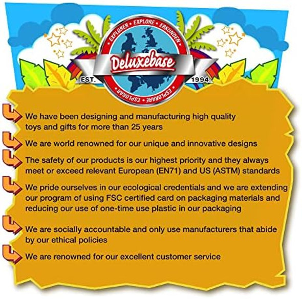 Deluxebase Patrol & Rescue Plane - Rhino Interactive Toy Animal Rescue Airplane For Kids