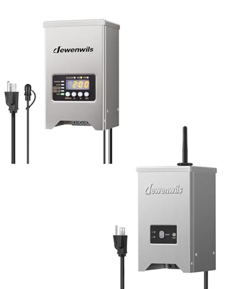 Dewenwils 200W Low Voltage Landscape Transformer Landscape Lighting Transformer Dewenwils 200W Low Voltage Landscape Transformer Landscape Lighting Transformer