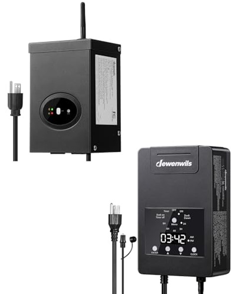 Dewenwils Low Voltage Transformer Weatherproof Landscape Lighting Transformer Dewenwils Low Voltage Transformer Weatherproof Landscape Lighting Transformer