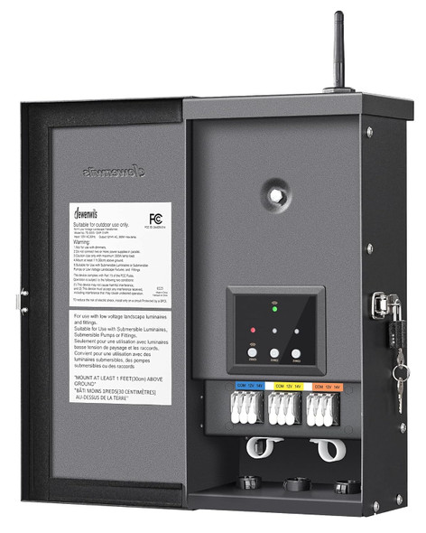 Dewenwils 300W Low Voltage Landscape Transformer Wifi With 3 Zones Outdoor Smart Low Voltage Transformer 120V Ac To 12/14V Ac Compatible With Alexa & Google Assistant For Landscape Lighting