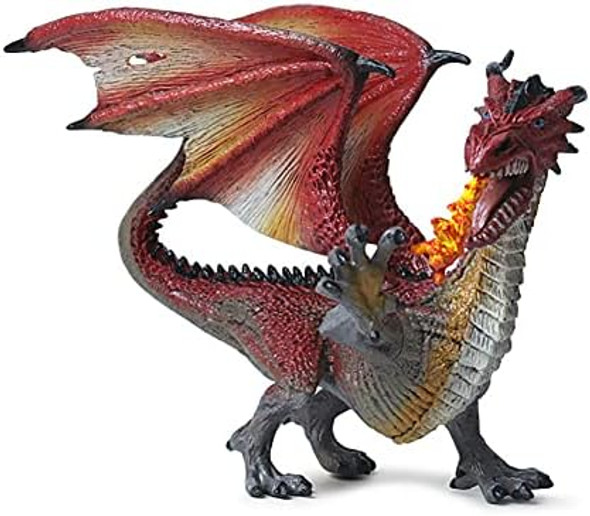 Ancient Realistic Dragon Model Figure Toys Flying Spitfire Dragon Figurines Collection Hand Painted Dinosaur s