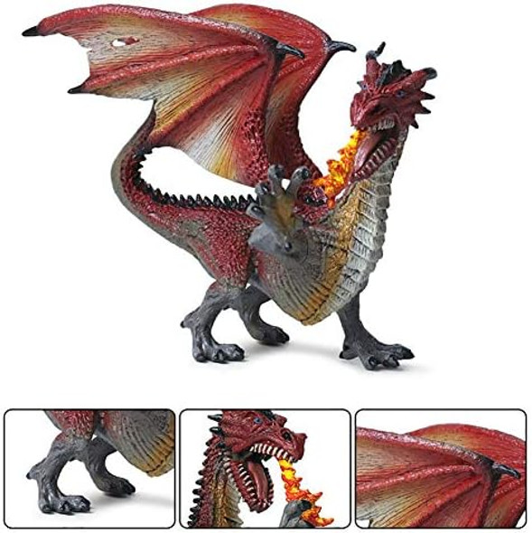 Ancient Realistic Dragon Model Figure Toys Flying Spitfire Dragon Figurines Collection Hand Painted Dinosaur s Ancient Realistic Dragon Model Figure Toys Flying Spitfire Dragon Figurines Collection Hand Painted Dinosaur s