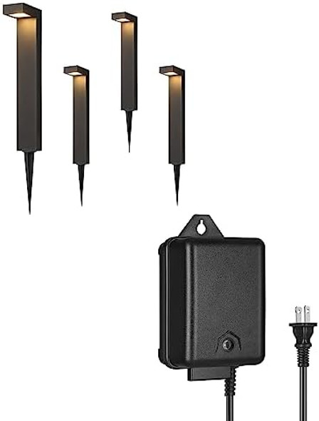 Dewenwils 60W Low Voltage Transformer With Timer 3.2W Low Voltage Led Landscape Lights With 35° Beam Angle Dewenwils 60W Low Voltage Transformer With Timer 3.2W Low Voltage Led Landscape Lights With 35° Beam Angle
