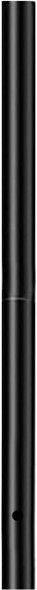 80-Inch Black Outdoor Lamp Post - 3-InchdiameterCast Lron Crossarm For Driveway PathwayYardGardenLightingWeather-ResistantDirect Burial Design