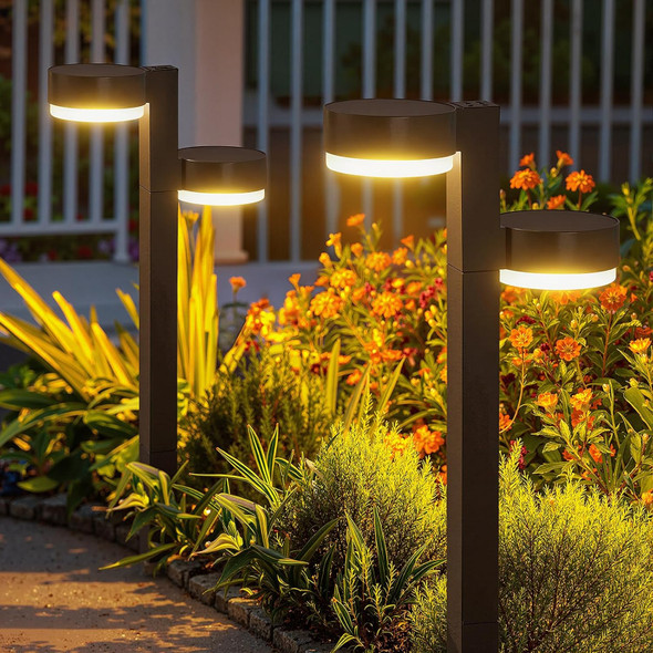 Solar Pathway Lights Outdoor Waterproof 6 Pack With 12 Head Solar Lights Outdoor Super Bright Up To 12Hrs Auto On/Off Garden Light For Yard Patio Path Walkway Driveway Outside Decor