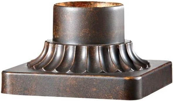 Feiss Lighting-Accessory-Pier Mount-Walnut Finish