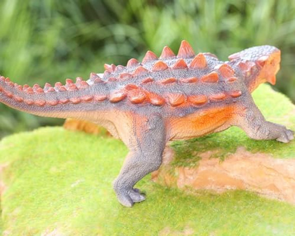 Gemini&Genius Ankylosaurus Dinosaur Toy For Kids Saichania Action Figure For Kids Birthday Cake Topper Party Supplie For Boys And Girls Dino Lovers