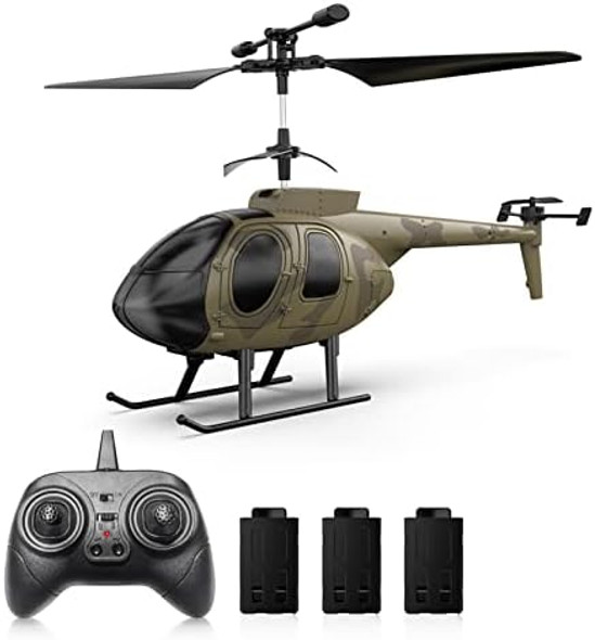 Goolrc Rc Helicopter Remote Control Helicopter Toys For Boys 2.4Ghz Rc Drone Remote Control Plane Gyro Stabilization Rc Airplane Altitude Hold Toy For Boys Girls Adults 3 Batteries
