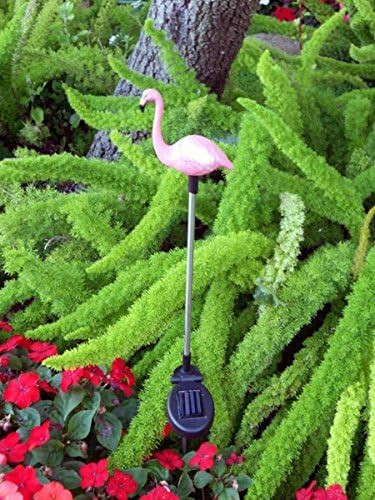Gsl Ss-Gsl-E2183 Flamingo Stake With Solor Color Changing Light