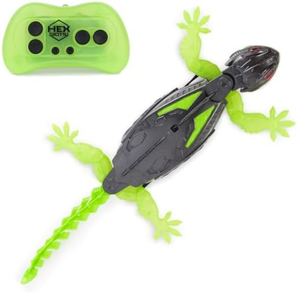 Hex Bots Wall Crawler Gecko Rechargeable Remote Control Robot Kids Toys Climbs Up Walls Rc Robot Toys For Boys & Girls Ages 4 & Up
