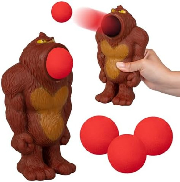 Hog Wild Bigfoot Popper Toy - Pop Foam Balls Up To 20 Feet - 6 Balls Included - Age 4+ Hog Wild Bigfoot Popper Toy - Pop Foam Balls Up To 20 Feet - 6 Balls Included - Age 4+