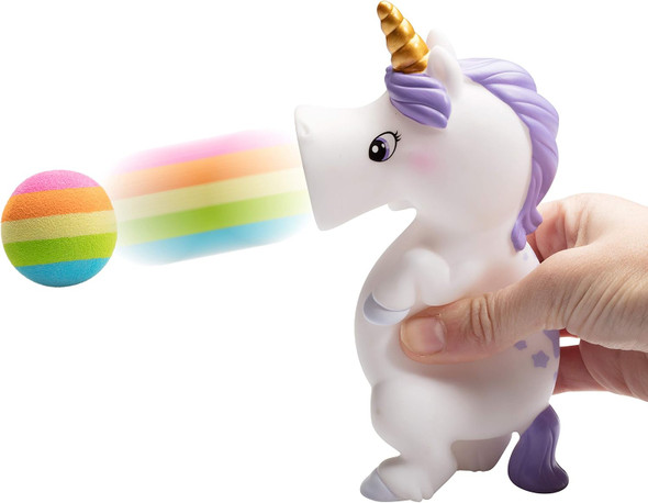 Hog Wild Unicorn Ball Popper Toy - Includes 4 Soft Foam Balls - Squeeze To Pop Air Powered Balls Up To 20 Feet - Launcher Safe For Indoor/Outdoor Play - Party Favor For Kids Girls Boys Ages 5+ Hog Wild Unicorn Ball Popper Toy - Includes 4 Soft Foam Balls - Squeeze To Pop Air Powered Balls Up To 20 Feet - Launcher Safe For Indoor/Outdoor Play - Party Favor For Kids Girls Boys Ages 5+