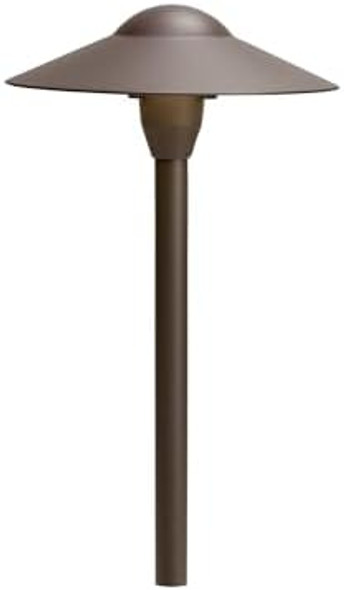 Kichler 15410Azt Path & Spread 1-Light 12V Textured Architectural Bronze