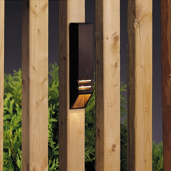 Kichler 15066Azt Deck Rail 1-Light 12V Textured Architectural Bronze