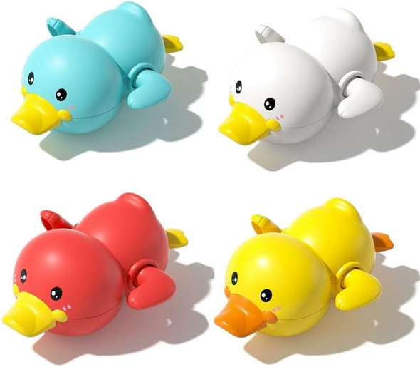Baby Bath Toys 4 Pack Wind Up Bath Toys For Toddlers 3-6 Year Old 4Pcs Wind-Up Duck Duck Bathtub Toys For Baby Floating Pool Games Water Toys Swimming Bath Toys For Toddlers Kids Boys Girls Baby Bath Toys 4 Pack Wind Up Bath Toys For Toddlers 3-6 Year Old 4Pcs Wind-Up Duck Duck Bathtub Toys For Baby Floating Pool Games Water Toys Swimming Bath Toys For Toddlers Kids Boys Girls