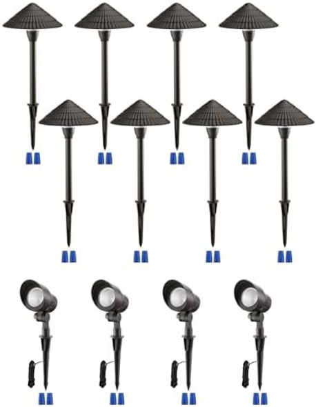 Leonlite 12-Pack Low Voltage Landscape Lighting Kit 12-24V Led Pathway Lights Aluminum Outdoor Landscape Spotlight Yard Light Kit For Walkway Garden Etl Listed Cri90 3000K Warm White Leonlite 12-Pack Low Voltage Landscape Lighting Kit 12-24V Led Pathway Lights Aluminum Outdoor Landscape Spotlight Yard Light Kit For Walkway Garden Etl Listed Cri90 3000K Warm White