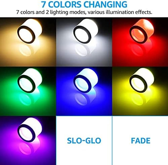 Leonlite Rgb Led Landscape Pathway Lights Low Voltage Landscape Lights 7 Color Selectable 12V 4.5W Path Light 360Lm Ip65 Waterproof Aluminum Driveway Walkway Pack Of 4