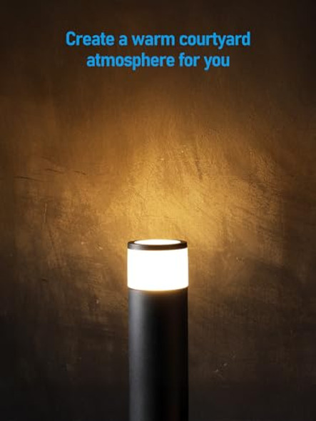 Leonlite 5Cct Low Voltage Path Lighting 4.5W Led Landscape Bollard Pathway Light Landscape Lights Outdoor For Yard 2700K/3000K/3500K/4000K/5000K Die-Cast Aluminum Etl Fcc Listed Pack Of 4