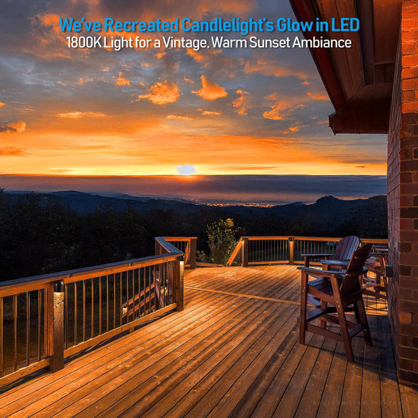 Leonlite 12-Pack Update 5Cct Low Voltage Led Deck Lights 250Lm Ultra Bright Fence Down Light 12-24V Ac/Dc Anti Glare Step Railing Light Cri90 1800K/2700K/3000K/4000K/5000K Ip65 Oil Rubbed Bronze