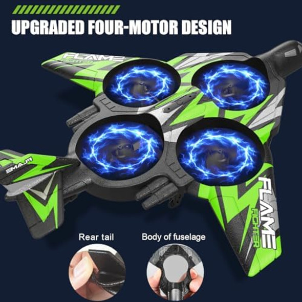 Rc Plane E84 Remote Control Airplane Rc Airplane 4 Channel For Beginners Adult With Xpilot Stabilization System & Aerobatic 360° Drop-Resistant Light/Spray Remote Control Plane Best For Kids