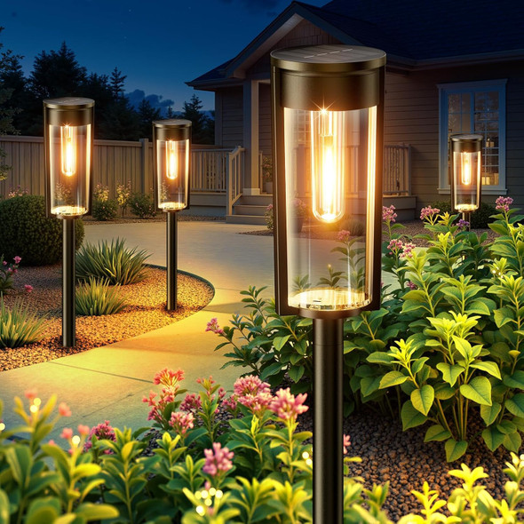 Letmy Solar Pathway Lights Outdoor d 8 Pack Solar Lights Outdoor Ip65 Waterproof Auto On/Off Solar Landscape Path Lights Outdoor Solar Lights For Yard Outside Garden Lawn Walkway Driveway Letmy Solar Pathway Lights Outdoor d 8 Pack Solar Lights Outdoor Ip65 Waterproof Auto On/Off Solar Landscape Path Lights Outdoor Solar Lights For Yard Outside Garden Lawn Walkway Driveway