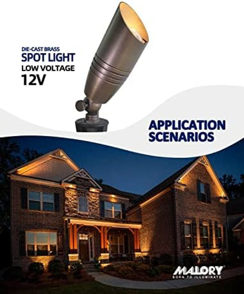 12V Brass Low Voltage Landscape Lighting (Spotlights Downlights) With Mr16