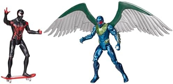 Marvel Spider-Man Epic Hero Series Miles Morales Vs Vulture 4-Inch (10 Cm) Action Figure Set & Accessory Super Hero Toys Kids Ages 4 & Up Marvel Spider-Man Epic Hero Series Miles Morales Vs Vulture 4-Inch (10 Cm) Action Figure Set & Accessory Super Hero Toys Kids Ages 4 & Up
