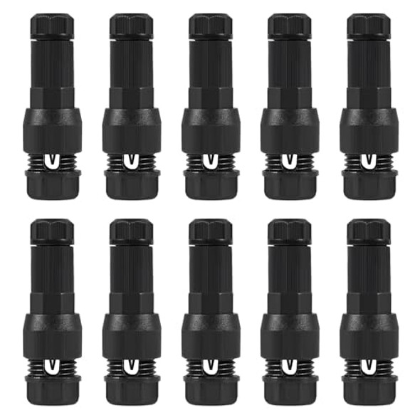 10 Pack Low Voltage Wire Connector Landscape Lighting Connectors Waterproof Low Voltage Connectors 12-20 Gauge Low Voltage Wire Connectors For Landscape Lighting Path Lights