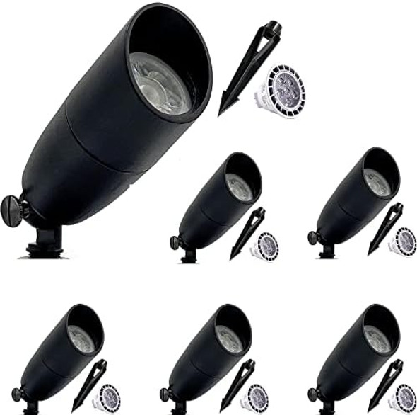 Led Spot Lights Outdoor 7W Led Landscape Light 111 - Solid Aluminum Metal Wall Light Security Lighting Led Yard Lights For Bright Long Lasting Home Garden Patio Pool Area Lighting Led Bulbs (6 Pack) Led Spot Lights Outdoor 7W Led Landscape Light 111 - Solid Aluminum Metal Wall Light Security Lighting Led Yard Lights For Bright Long Lasting Home Garden Patio Pool Area Lighting Led Bulbs (6 Pack)