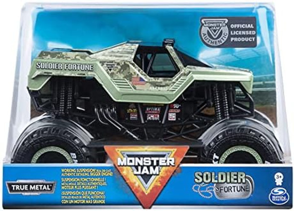 Monster Jam Official Soldier Fortune Monster Truck Die-Cast Vehicle 1:24 Scale