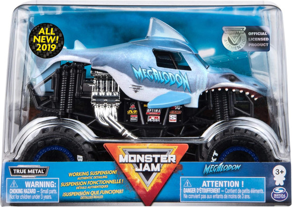 Monster Jam Official Megladon Monster Truck Die-Cast Vehicle 1:24 Scale