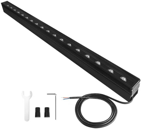 Low Voltage Dc24V d In-Ground Light Outside 18W Wall Washer Lights 5000K Daylight Wall Wash Landscape Lighting Waterproof Light Bar For Garden Yard Driveway