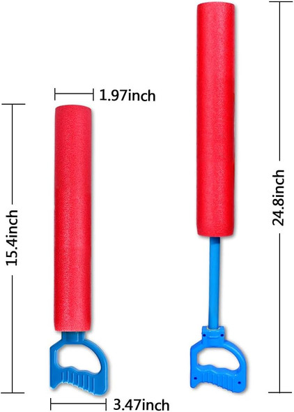 Foam Water Shooter 4 Pack Water Guns Water Blaster For Swimming Pool Beach Summer Outdoor Water Squirt Guns Toys Set Up To 31Ft For Boys Girls Adults Foam Water Shooter 4 Pack Water Guns Water Blaster For Swimming Pool Beach Summer Outdoor Water Squirt Guns Toys Set Up To 31Ft For Boys Girls Adults