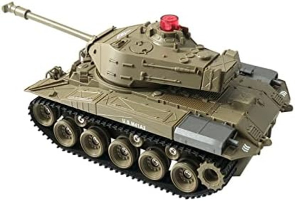 Obest Programmable Rc Tanks - M41A3 American Army Battle Tank Realistic Sounds All Terrain Off-Road Vehicles Boys 8-12