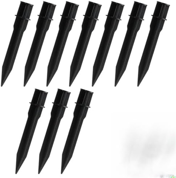 10Pc Solar Light Stakes Replacement Set 0.75" X 5.12" Abs Plastic Ground Spikes Compatible With Outdoor Solar Pathway Lights Landscape Lighting Accessories 10Pc Solar Light Stakes Replacement Set 0.75" X 5.12" Abs Plastic Ground Spikes Compatible With Outdoor Solar Pathway Lights Landscape Lighting Accessories