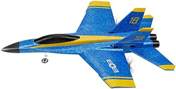Rc Plane Remote Control Airplane Rtf Rc Plane 2 Channel Remote Control Airplane 2.4Ghz Radio Control F18 Jet Aircraft With 2 Batteries