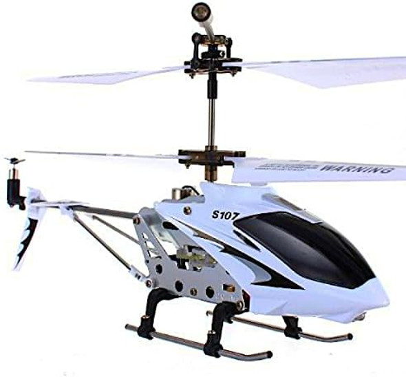 Poco Divo S107G Phantom 3Ch Infrared Rc Helicopter Mini Flight S107 Gyro With Light White