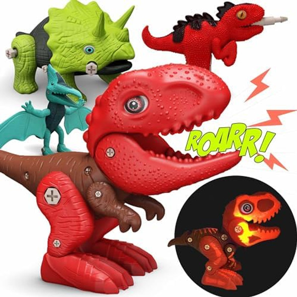 Take Apart Dinosaur Toys For Kids - Fun And Educational Dinosaur Screw Together Toys Building Kit For Kids 3-5 Perfect 4-Year-Old Boy Birthday Stem Toddler Toys To Build Your Own Dinosaur Take Apart Dinosaur Toys For Kids - Fun And Educational Dinosaur Screw Together Toys Building Kit For Kids 3-5 Perfect 4-Year-Old Boy Birthday Stem Toddler Toys To Build Your Own Dinosaur