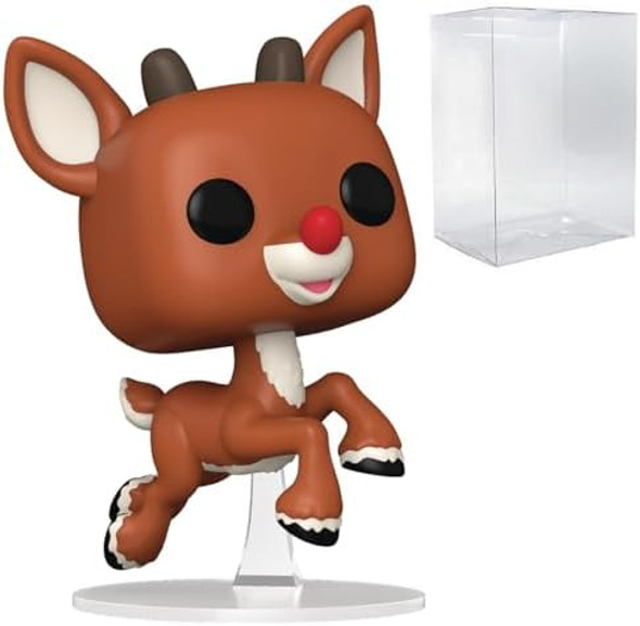 Pop Holiday: Rudolph The Red-Nosed Reindeer - Rudolph (Flying) Funko Vinyl Figure (Bundled With Compatible Box Protector Case) Multicolored 3.75 Inches Pop Holiday: Rudolph The Red-Nosed Reindeer - Rudolph (Flying) Funko Vinyl Figure (Bundled With Compatible Box Protector Case) Multicolored 3.75 Inches