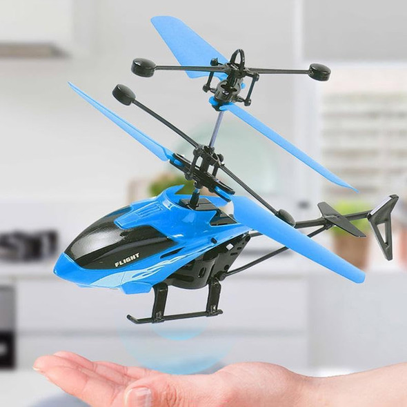 Gesture Sensing Indoor Flying Helicopter Toys Remote-Controlled Helicopter Children'S Toys With Led Lights Birthday s For Boys And Girls (Blue)