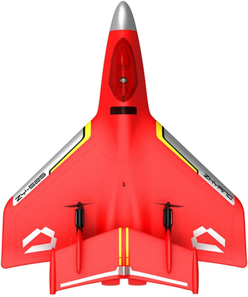 Amphibious Aircraft Rc Plane Red 2.4Ghz 2 Channel Remote Control Plane Jet Fighter Airplane With Gyro For Kids And Beginners