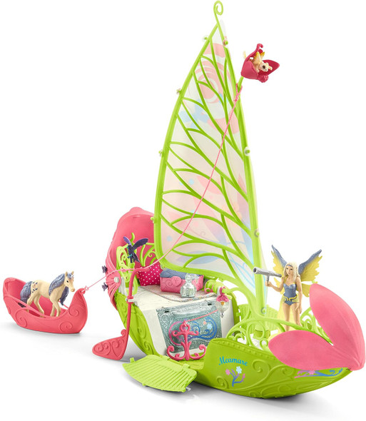 Schleich Bayala — Sera'S Magical Flower Boat Playset 40-Piece Boat Play Set With Fairy Figurine Unicorn Figurine And Treasure Chest Fairy Toys For Girls & Boys Ages 5+ Schleich Bayala — Sera'S Magical Flower Boat Playset 40-Piece Boat Play Set With Fairy Figurine Unicorn Figurine And Treasure Chest Fairy Toys For Girls & Boys Ages 5+